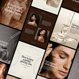 Beauty Instagram Canva Templates Pack
