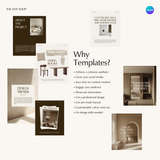 Interior Instagram Canva Templates Pack
