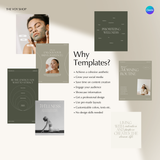 Wellness Instagram Canva Templates