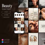 Beauty Instagram Canva Templates Pack