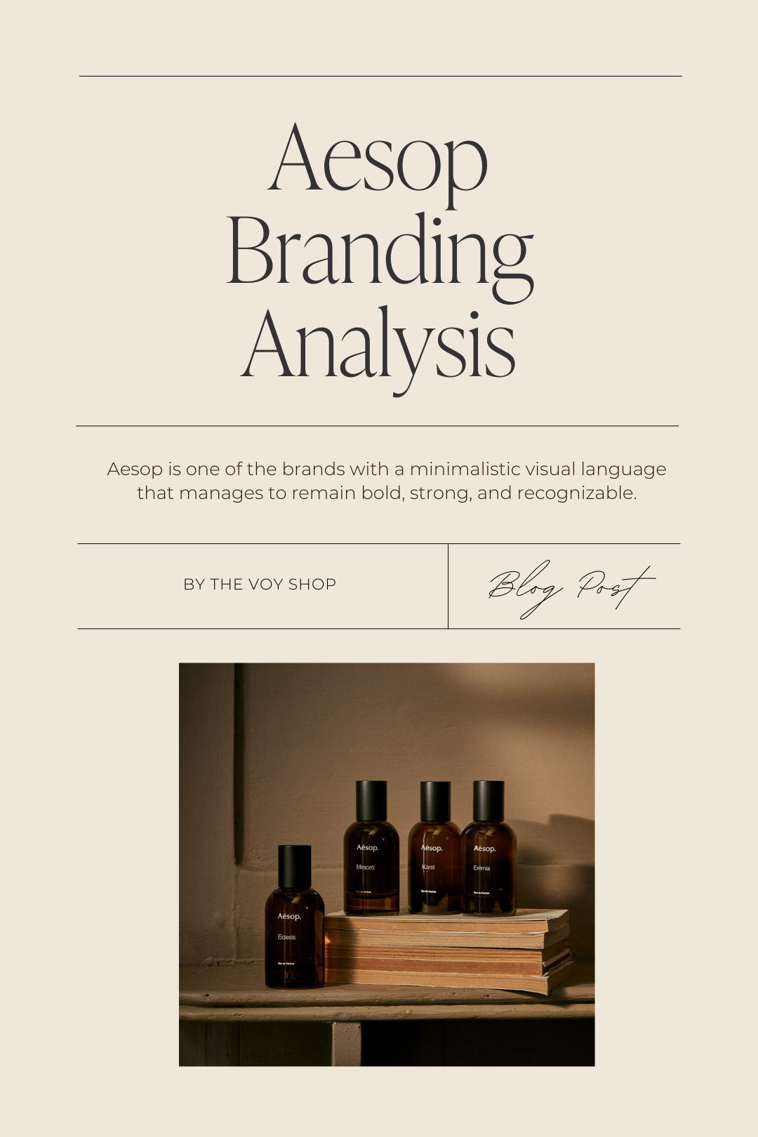 The Power of Visual Language in Aesop Branding