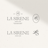La Sirene Logo Canva Template