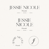 Jessie Curved Logo Canva Template