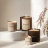 Candles Brown and Cream Mockup