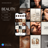 Beauty Instagram Canva Templates Pack