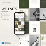 Wellness Instagram Canva Templates