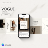 Vogue Carousel Instagram Canva Templates