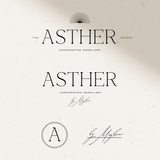 Asther Logo Canva Template