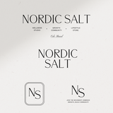 Nordic Salt Logo Canva Template